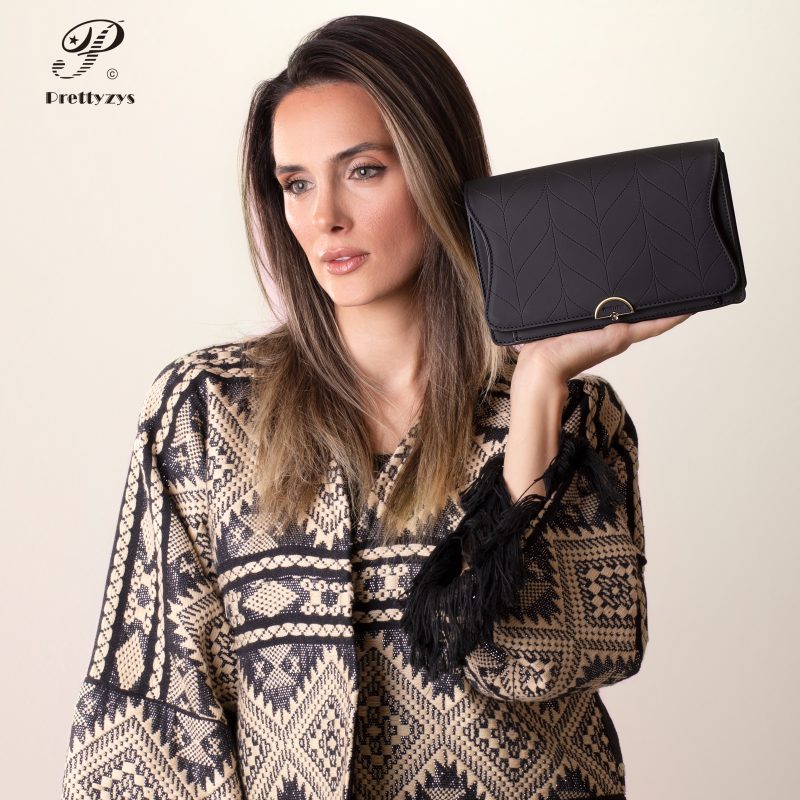 کیف_موبایل_زنانه_مارک_پرتیز_کد_Prettyzys-X081_مدلینگ_رنگ_مشکی